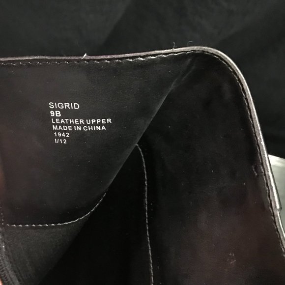 NWOT LAUREN RALPH LAUREN BLACK SIGRID BOOTS - Picture 9 of 15